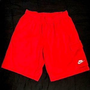 NWOT Nike Cargo Fleece Shorts